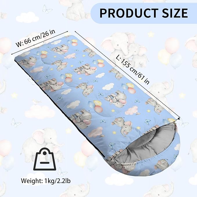 Camping Sleeping Bags Lightweight Waterproof Sleeping Bag and Compact with Compression Sack for Outdoor
