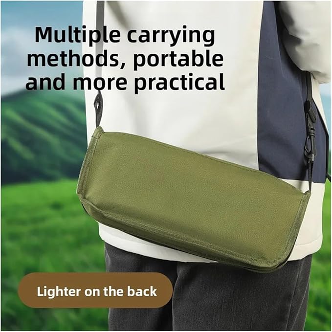 Folding Backpack Stool Sturdy Strong Load-Bearing Fishing Chair Crossbody Handbag Style Pencil Case Portable