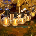 String Lights for Outside 150FTDimmable Waterproof Outdoor String Lights with 75+2 Shatterproof G40 Globe Bulbs Connectable LED Patio Lights Commercial Hanging Lights for Christmas Backyard Party