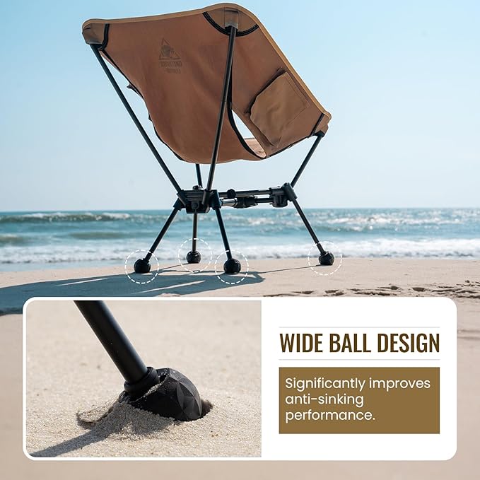 ONETIGRIS Tigerblade Camping Chair &amp Anti-Sink Rubber Ball X Series Combo