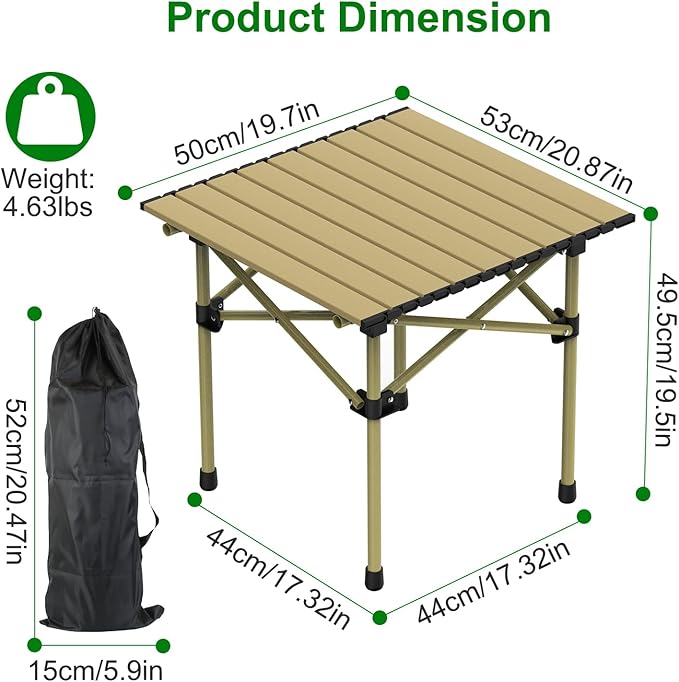 20 Portable Foldable Table Camping Table Plastic Picnic Table Folding Grill Table Camping Table Grill Table Outdoor Grill Table Grill Tables for Outside Grilling Table for Outdoor Grill