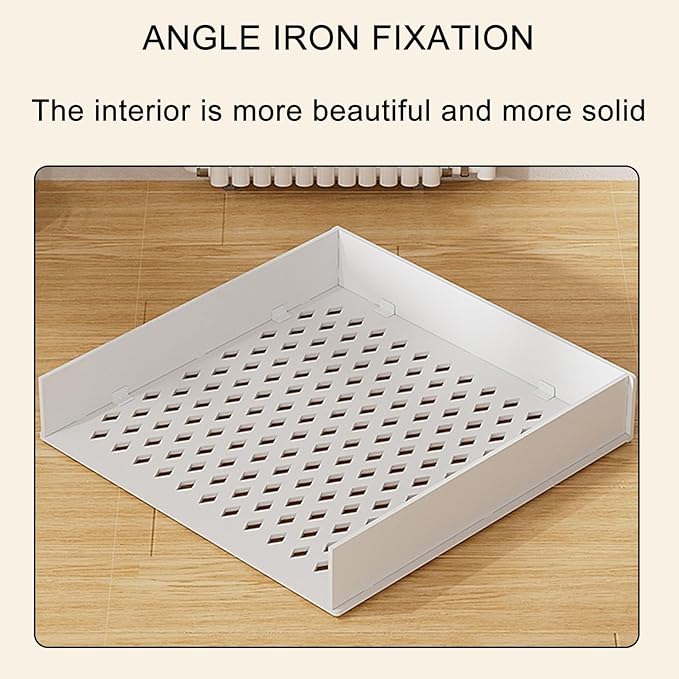 Modern Radiator Cover Shelf - Easy Assembly Stylish Design for Living Room - 60x70x20cm / 24x27x8in - Versatile Radiator Protection &amp Decoration