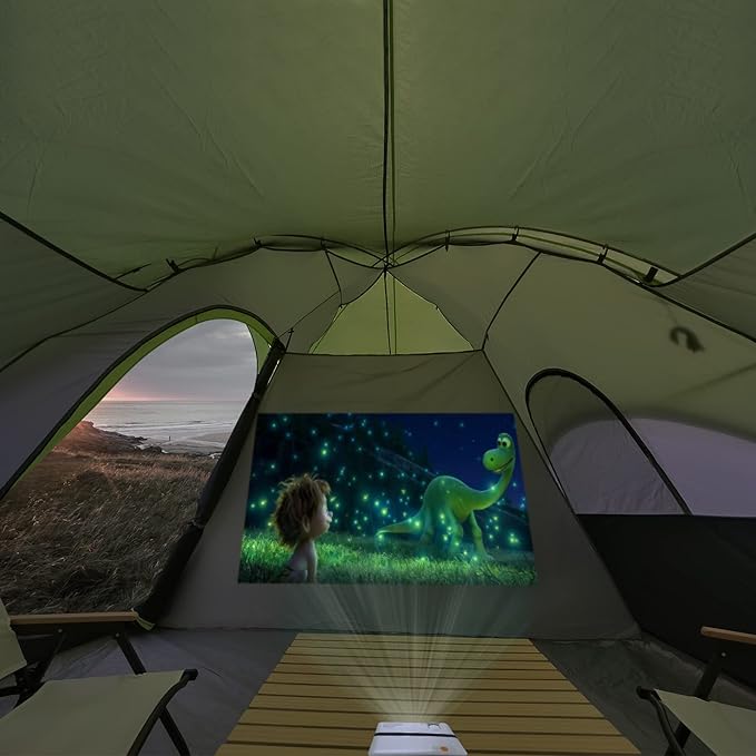 UNP Camping Tent 10-Person-Family Tents Parties Music Festival Tent Big Easy Up 5 Large Mesh Windows Double Layer 2 Room Waterproof Weather Resistant 18ft x 9ft x78in