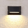 6W LED Outdoor/Indoor External Wall Sconces Light Waterproof Fixture Door Gate Step Stair Surface Mount Lamp Black Warm White