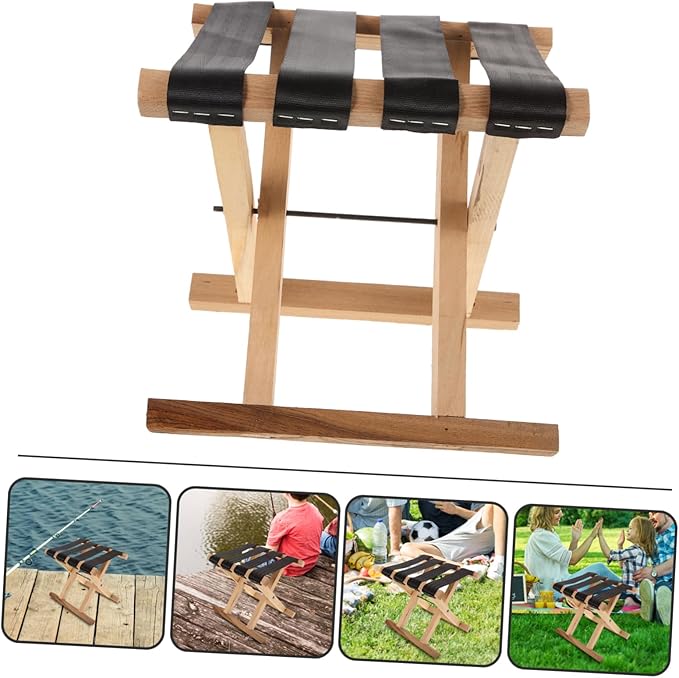 Foldable Camping Stool Portable Stool for Adults Carrying Bag Outdoor Use