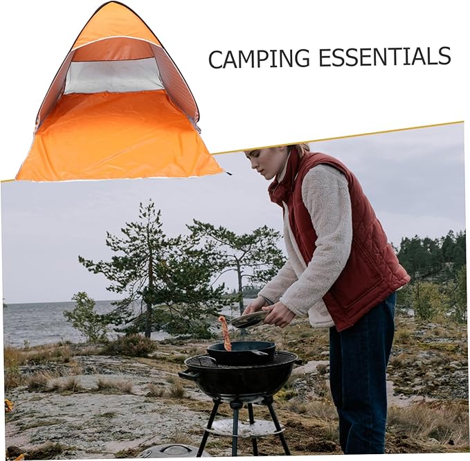 VANZACK 1Set Automatic Beach Tent Up Outdoor Sunshade for Camping Travel Shelter Tents with Comfortable Design for Beach Picnic Hiking and Outdoor Activities