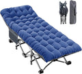 ABORON Heavy-Duty Folding Guest Bed for Adults 500lb Capacity Portable Extra Cot with 1249D Double Layer Ideal for Indoor Guest Stays &amp Temporary Home Use