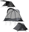 TENPLAY Cot TentCamping TentBackpacking Tent3 Way TentSolo Tent1 PersonQuick Setup70D Nylonpu5000mmUV Cut7001 AluminiumUltralightCompactOuterdoorHikingTravelMountaineering