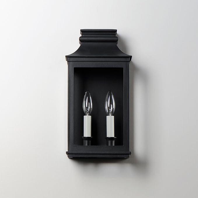 Maxim Savannah VX - 2 Light Outdoor Wall Mount-15.25 Inches Tall and 7.75 Inches Wide-Black Oxide Finish