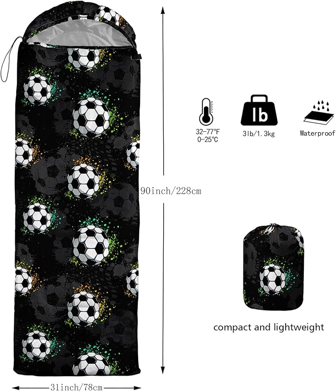 AILONEN Cartoon Car Sleeping BagsLightweight &amp Waterproof3 Season Warm &amp Cool WeatherCute Stars Printed Vehicles Transportation Sleeping Bags for BoysKidsAdults TravellingOutdoors