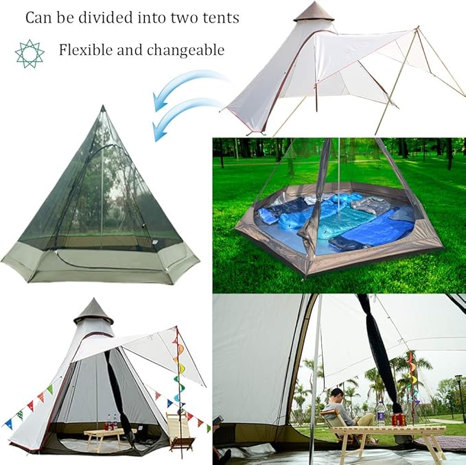 12'x10'x8'Dome Camping Tent 5-6 Person 4 Season Double Layers Waterproof Anti-UV Windproof Tents Family Outdoor Camping Tent | Double Layers Waterproof Anti-UV Windproof Family Outdoor
