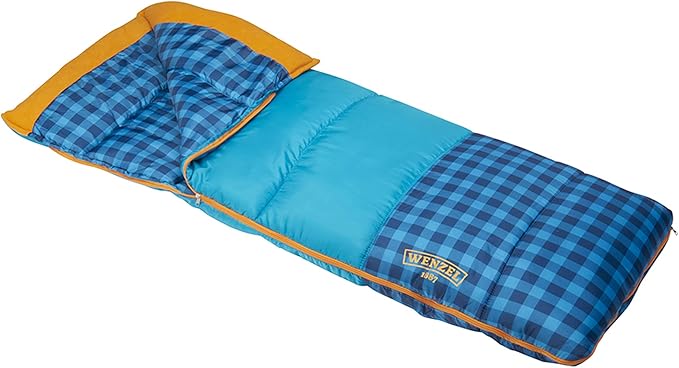 Wenzel Sapling 40F - 50F Youth Sleeping Bag Blue…