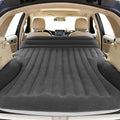 SUV Air Mattress Double-Sided Thick Flocked Car Air Mattress with Built-in Pump &amp Pillow Complete Sleeping Accessories for Auto Camping &amp Road Trips（Dark Coffee）