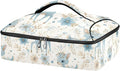 Casserole Carrier Pattern Adorable DeerInsulated Casserole Carrier for Hot or Cold Food Thermal Lunch Tote for Potluck Parties Picnic Beach Fits 9 x 13 Inches Baking Dish