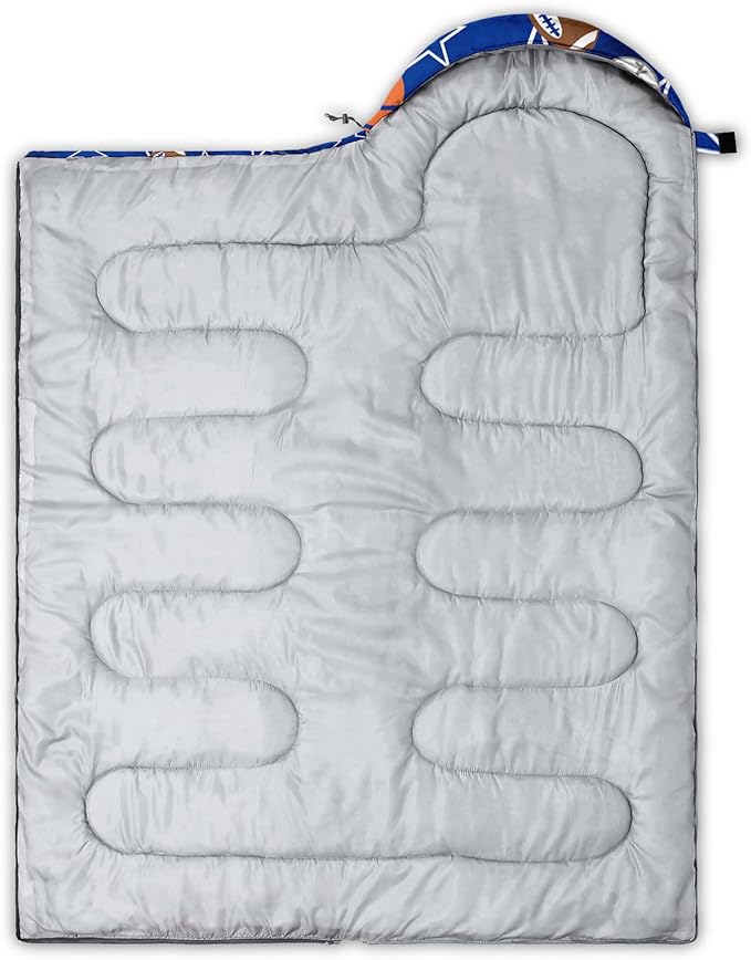 Kids Sleeping Bag for Boys GirlsCute Puppy Print-Lightweight Warm Portable Outdoor Indoor-Waterproof Cold Weather Resistant Sleeping Bag for Camping Hiking
