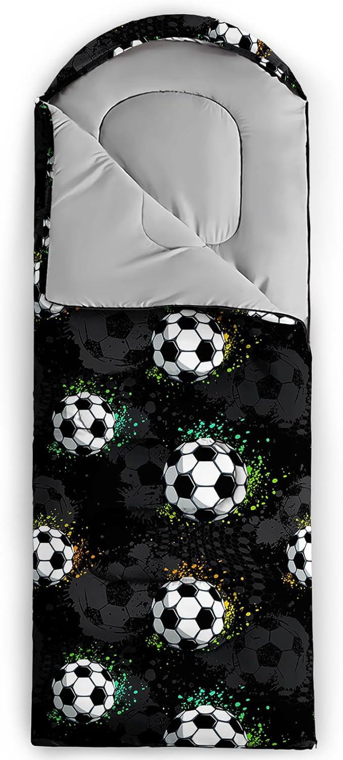 AILONEN Cartoon Car Sleeping BagsLightweight &amp Waterproof3 Season Warm &amp Cool WeatherCute Stars Printed Vehicles Transportation Sleeping Bags for BoysKidsAdults TravellingOutdoors