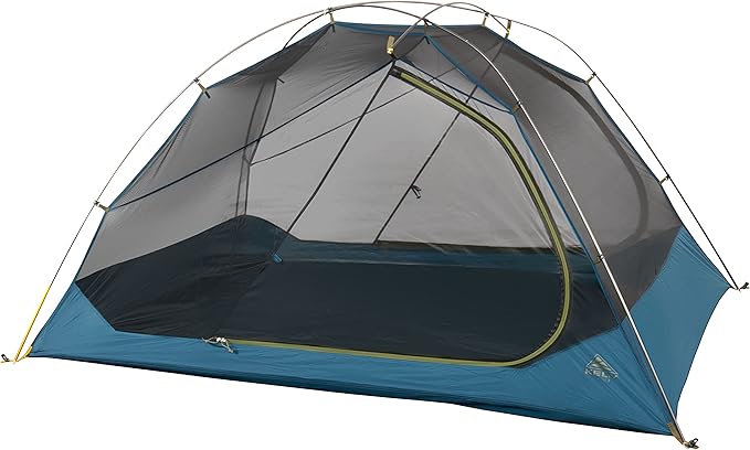 Kelty Far Out Backpacking Tent + Tent Footprint Package 2 or 3 Person Capacity Backpacking Starter Kit and Camping Shelter Stuff Sack Included