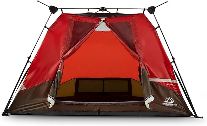 Rapid Series Quick Setup Camping Tent Integrated Steel Frame Family Tent Made with Waterproof 150d Fabric and 190d Fabric Rain Fly for Family Outdoor Camping