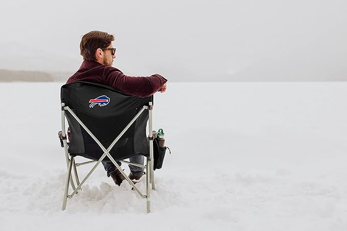 PICNIC TIME NFL Unisex-Adult NFL PT-XL Heavy Duty Camping Chair XL Beach Chair 400 lb Capacity Camp Chair