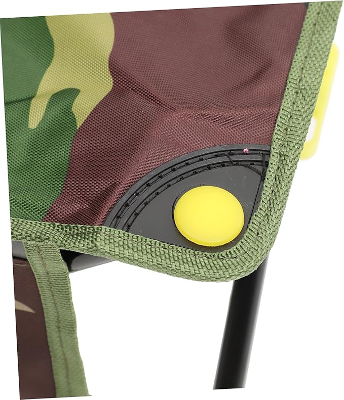 Happyyami Portable Folding Fishing Chair Outdoor Beach Stool Rugged Camping Stool