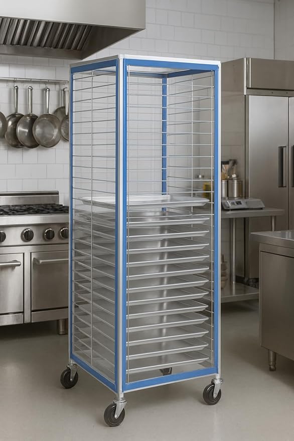 End Load Pan Rack Cover Clear Vinyl - 28 L x 23 W x 64 H