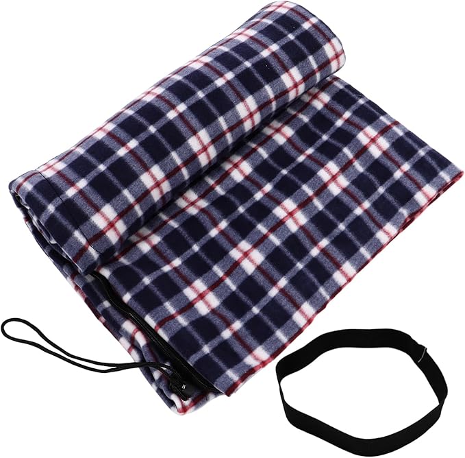 Milisten Compact Fleece Liner for Adults Lightweight Warm Sleeping Sack for Indoor Outdoor Use Portable and Foldable Nap Blanket for Camping Hiking Picnics Soft Material