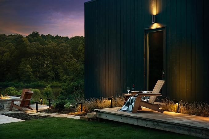 Hinkley Silo 13594SW-LL Small Outdoor Integrated LED Up/Down Wall Lantern Rust and Corrosion-Resistant Dark Sky Compliant Satin White