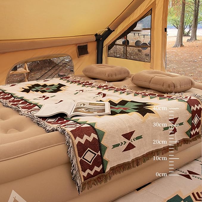 Sleeping Pad for Camping Inflatable Airbed with Built in Quick Self-Inflating Camping Bed Portable Air Mattress for Home Campings Travel