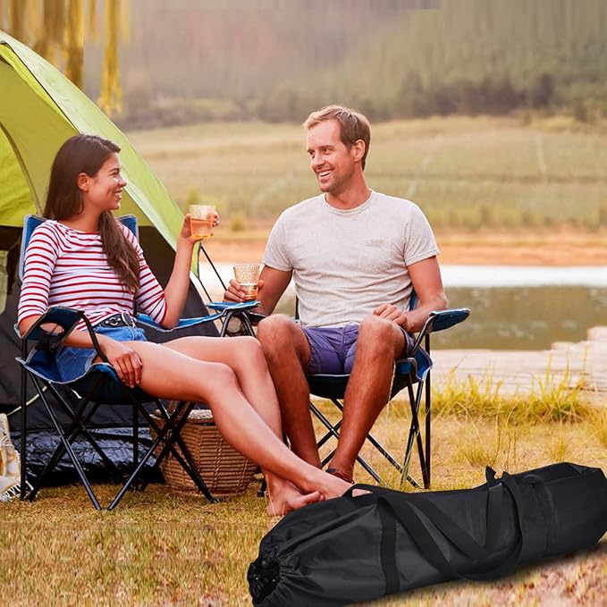 4 Pack Camping Chair Replacement Bag 39.3 Inches Large Folding Chair Carry Bag Nylon Storage Tent Bag with Handle Strap for Travel Outdoor Camping Sports (No Chair Included)