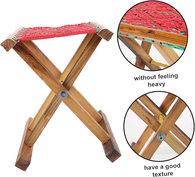 Totority Portable Folding Stool Lightweight Multi-Function Fishing Bench for Camping Travel and Outdoor Activities Easy to Carry and up for Adults