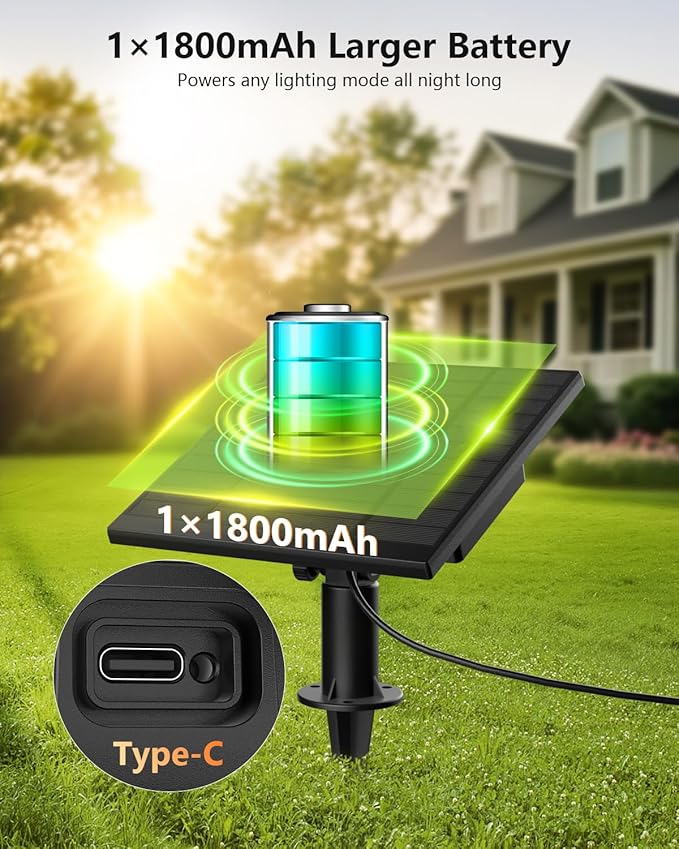 Brightown 37FT Solar String Lights Outdoor Waterproof with Remote 10+1 LED Shatterproof Bulbs Dimmable &amp Timable 3 Light Modes - Commercial Grade Patio Lights for Garden Backyard Party Decor