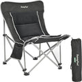 SUNNYFEEL Oversized Camping Folding Chair for Outdoor Camp with Cup Holders &amp Carry Bag Versatile Indoor-Outdoor Comfy Butterfly Chair for Adults Beach Picnic Hiking Living Room
