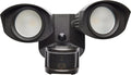 Nuvo 65/213 LED Dual-Head Security Light 3000K Motion Sensor Bronze
