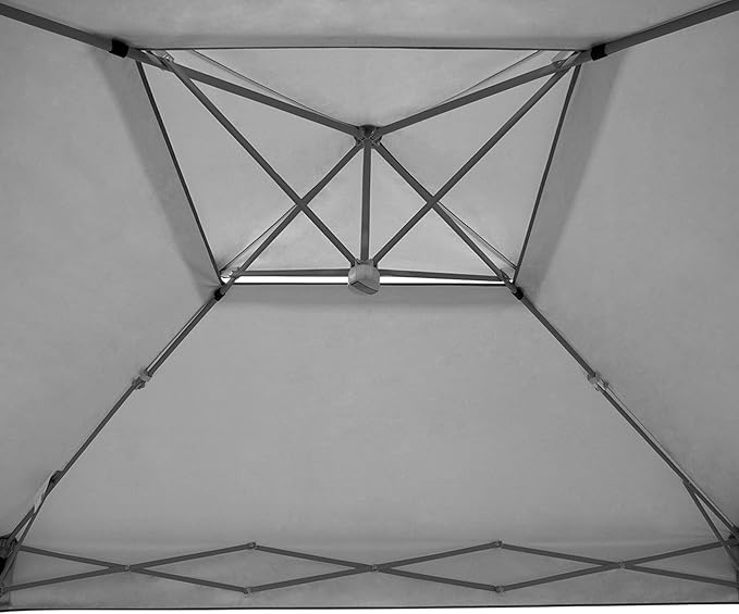 E-Z UP Patriot ONE-UP Technology Vented Shelter 10' x 10' Steel Grey