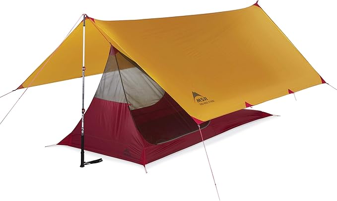 MSR Thru-Hiker Mesh House 1-Person Ultralight Mesh Backpacking Tent