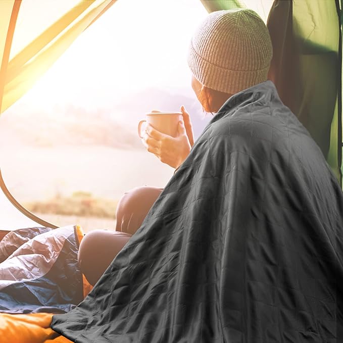 Forceatt Camping Blanket 79 X 57 Large Outdoor Blanket Sandproof Waterproof for Outdoor Festivals Beaches Picnics StadiumCamping Parks Hiking Travel Family Suitable for 4 Seasons.