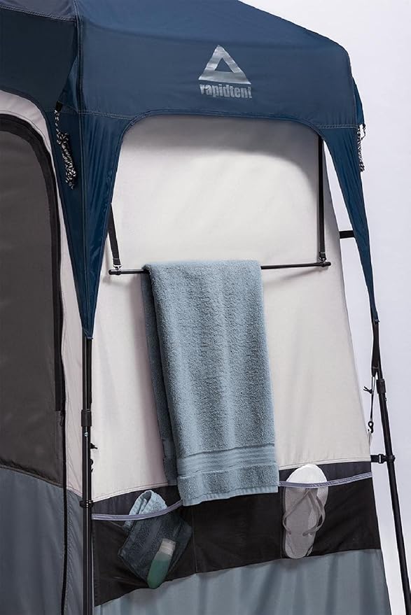Caddis Rapid Privacy Shelter 1/2-Rooms Camping Shower &amp Portable Toilet Tent Privacy Tents for Camping Pop Up Tent for Showering Changing or Lavatories Portable Shower (by Caddis Sports Inc.