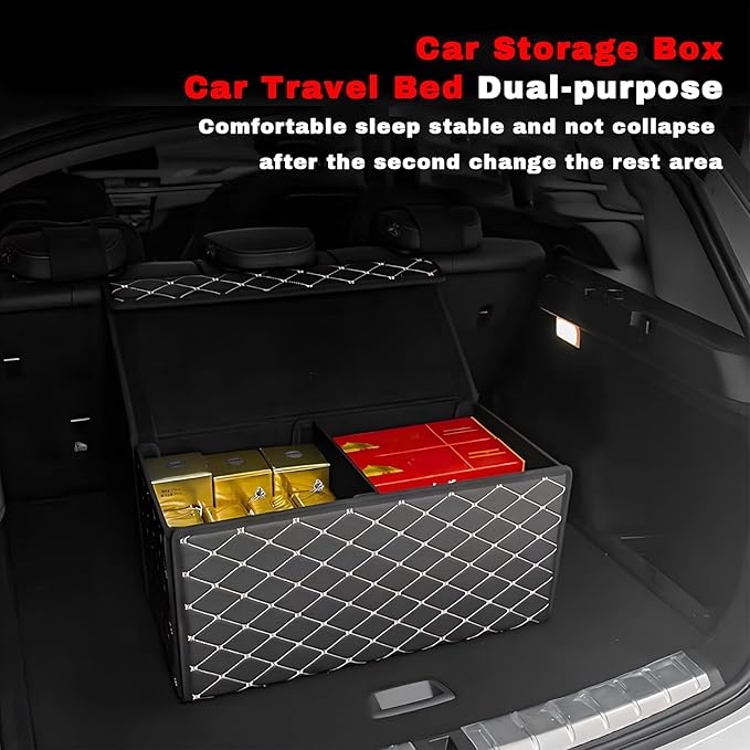 Car Bed for BMW 320 - Custom Fit Leather Heavy-Duty Waterproof Outdoor Back Seat Rest Bed Non Inflatable Double-Sided Folding for BMW 320 2013-2018