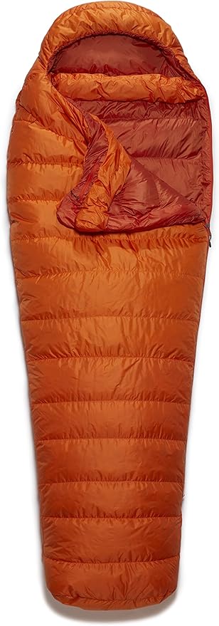 Rab Men's Ascent Down Sleeping Bag - Lightweight Warm Mummy Sleep Sack for Camping &amp Backpacking