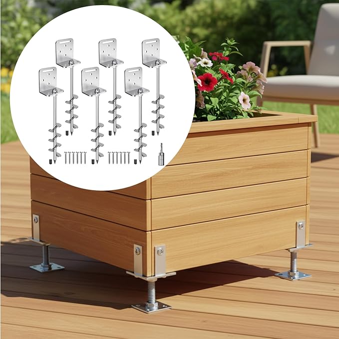 High Strength Permanent Ground Anchors for Easy Install Secure Tent Fixing in Outdoor Garden Tasks Anti Rust Shelter Stakes