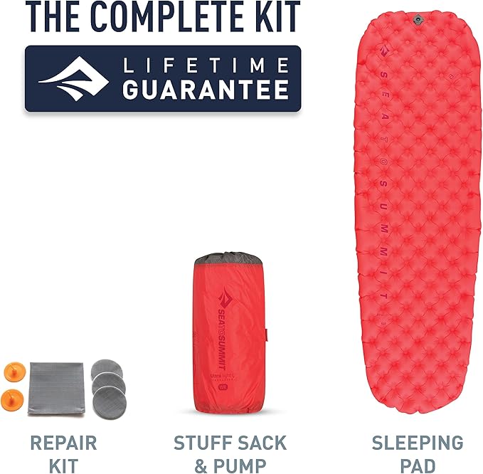 Sea to Summit Ultralight Insulated Backpacking Sleeping Pad Women's Large (72 x 25 x 2 inches)