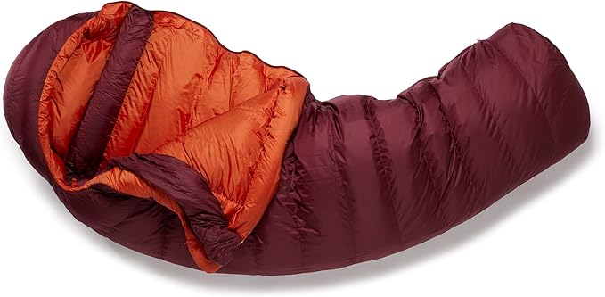 Rab Women's Ascent Down Sleeping Bag - Lightweight Warm Mummy Sleep Sack for Camping &amp Backpacking