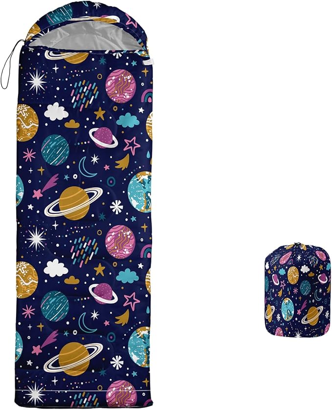 Print sleeping bagsleeping bagsOutdoor Camping Sleeping BagSuitable For Children Boys And Girls PortableWaterproofCompact And LightweightGreat For Outdoor CampingBackpacking And Hiking