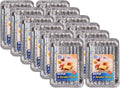 Hefty EZ Foil 8-1/2 in. W X 11-3/4 in. L Super Broiler Pan Silver 2 pk (Pack of 12)