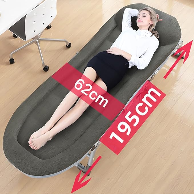 Folding Camping Cot for Adults Sleeping 5Position Folding Chaise Lounge Chair Camping Cot Outdoor Portable Lounge Chair Sleeping Cots Bed Outdoor and IndoorA