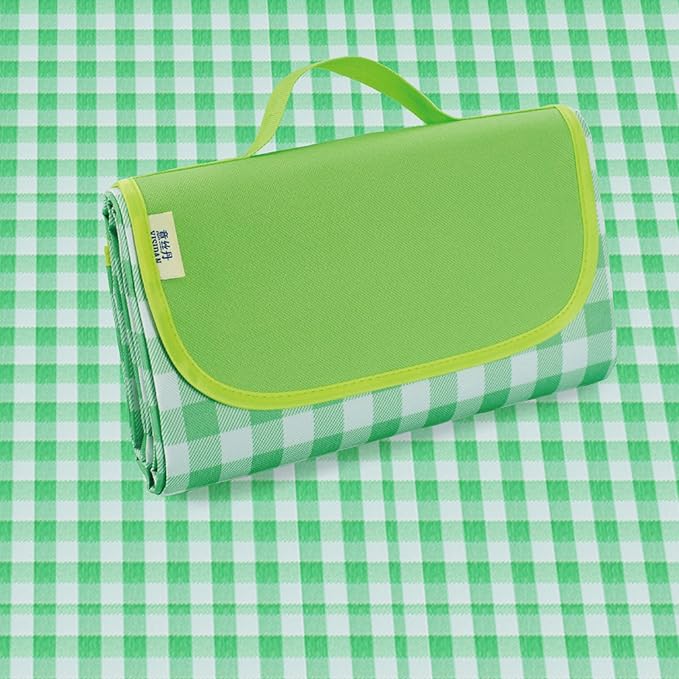 Picnic Blanket 77 x 79 Inches Waterproof Oxford Fabric Picnic Blanket Portable and Foldable Outdoor Mat for Camping Beach and Family Picnics