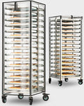 Bread Pan Rack Cover28 Lx23 Wx64 H (Transparent 28 “ x 23 ” x 64 )