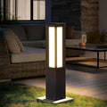 Outdoor Pathway Lights Wired 31.5 Tall Landscape Path Lights AC 100-240V Aluminum Bollard Light IP65 Waterproof Driveway Light 3000K LED Patio Pathway Lighting for Commercial Walkway Lawn