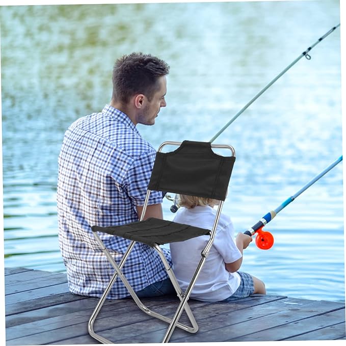 BESPORTBLE Portable Folding Chair for Adults Oversized Beach Camping Stool Umbrella Reclining Leisure Chair