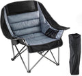 DUMOS Oversized Camping Chair for Adults - 450lbs Heavy Duty Folding Chair with Cup Holder &amp Side Pockets Portable Chair for Camping Fishing Hiking Picnic